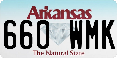 AR license plate 660WMK