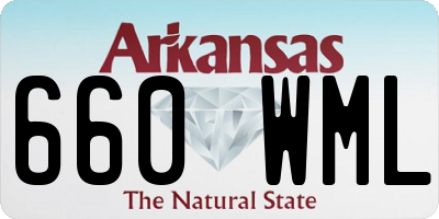 AR license plate 660WML