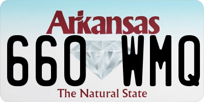 AR license plate 660WMQ