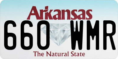 AR license plate 660WMR