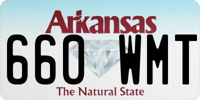 AR license plate 660WMT