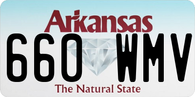 AR license plate 660WMV