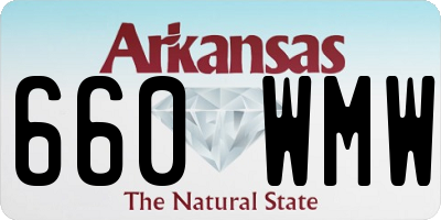 AR license plate 660WMW