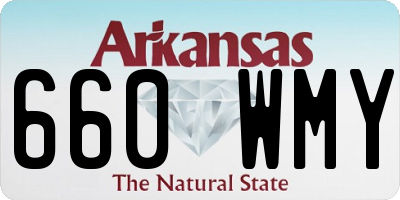 AR license plate 660WMY