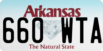 AR license plate 660WTA