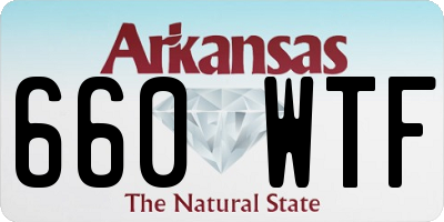 AR license plate 660WTF