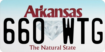 AR license plate 660WTG