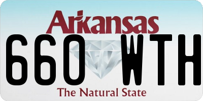 AR license plate 660WTH
