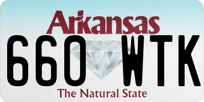 AR license plate 660WTK