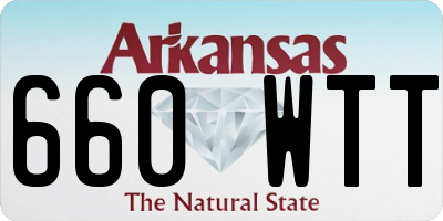 AR license plate 660WTT