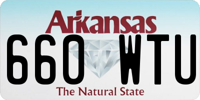 AR license plate 660WTU