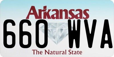 AR license plate 660WVA