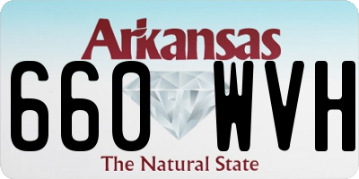 AR license plate 660WVH