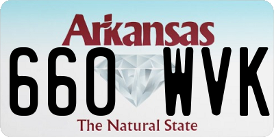 AR license plate 660WVK