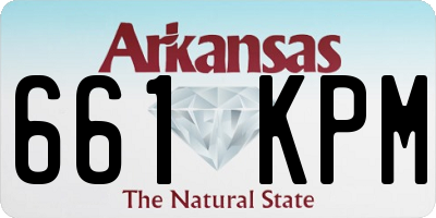 AR license plate 661KPM