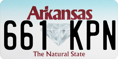 AR license plate 661KPN