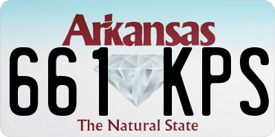 AR license plate 661KPS