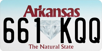 AR license plate 661KQQ