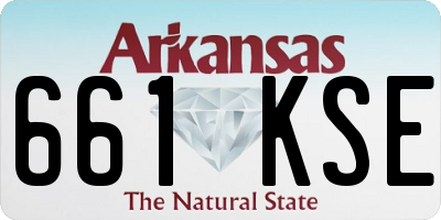 AR license plate 661KSE