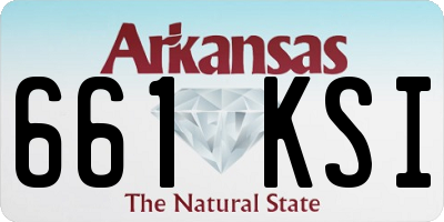 AR license plate 661KSI