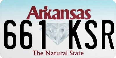 AR license plate 661KSR