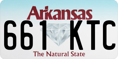 AR license plate 661KTC