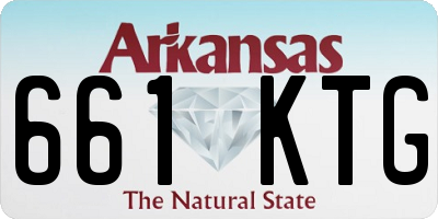 AR license plate 661KTG