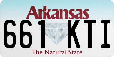 AR license plate 661KTI