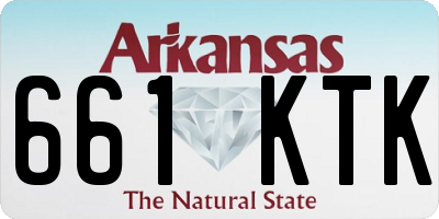 AR license plate 661KTK