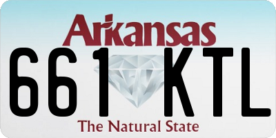 AR license plate 661KTL