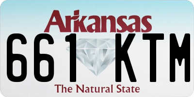 AR license plate 661KTM