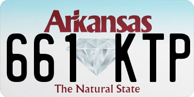 AR license plate 661KTP