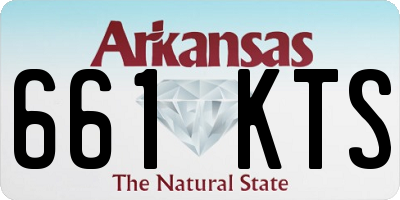 AR license plate 661KTS