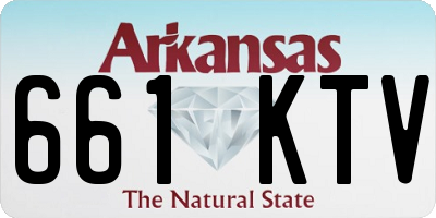AR license plate 661KTV
