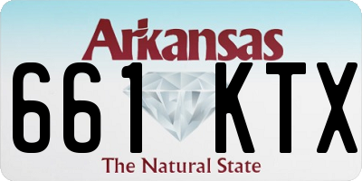AR license plate 661KTX