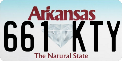 AR license plate 661KTY