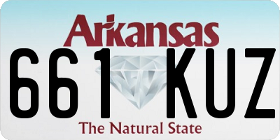 AR license plate 661KUZ