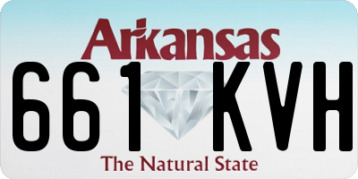 AR license plate 661KVH