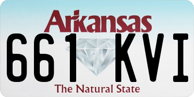 AR license plate 661KVI