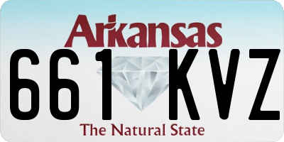 AR license plate 661KVZ