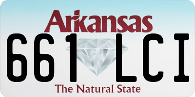 AR license plate 661LCI