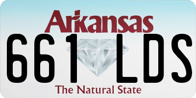 AR license plate 661LDS