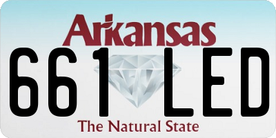 AR license plate 661LED