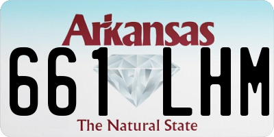 AR license plate 661LHM