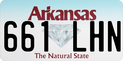 AR license plate 661LHN