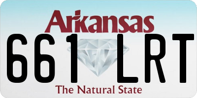 AR license plate 661LRT