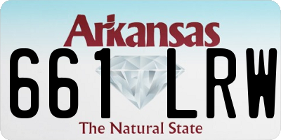 AR license plate 661LRW