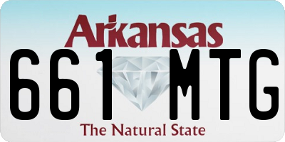 AR license plate 661MTG