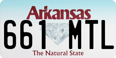 AR license plate 661MTL