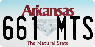 AR license plate 661MTS